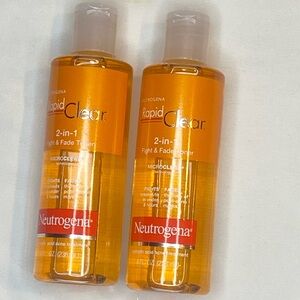 2 - Neutrogena Rapid Clear Toner with Orange and Red Accents